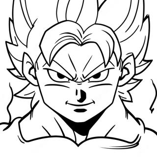 Goku Black Coloring Pages