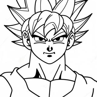 Goku Black Coloring Page 4461-3734