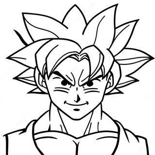 Goku Black Coloring Page 4461-3735