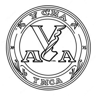 Ymca Logo Coloring Page 44622-35774