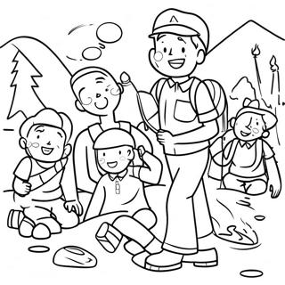 Fun Ymca Camp Activities Coloring Page 44623-35781