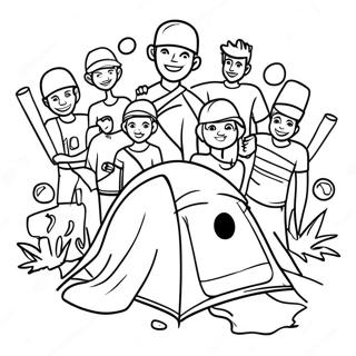 Fun Ymca Camp Activities Coloring Page 44623-35782