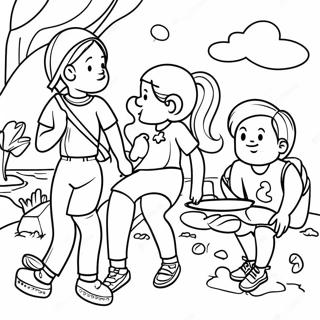 Fun Ymca Camp Activities Coloring Page 44623-35783