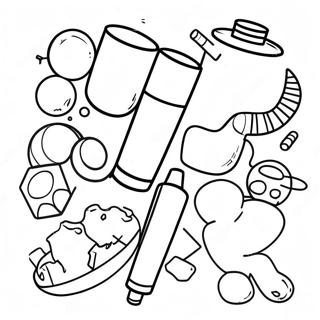 Science Tools Coloring Pages