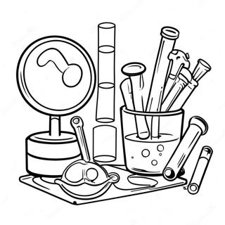 Science Tools Coloring Page 44642-35790