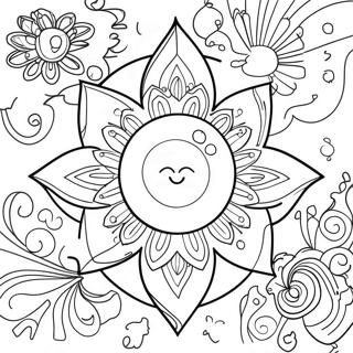 Colorful Suncatcher Design Coloring Page 44683-35827