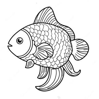 Goldfish Swim School Coloring Page 44702-35839