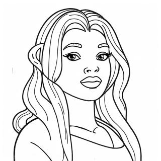 Baddie Coloring Pages