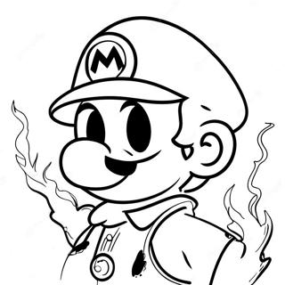 Fire Mario Coloring Page 44722-35856