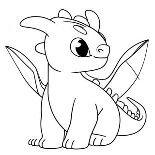 Light Fury Coloring Pages