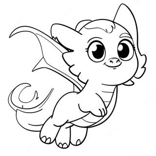 Light Fury Coloring Pages