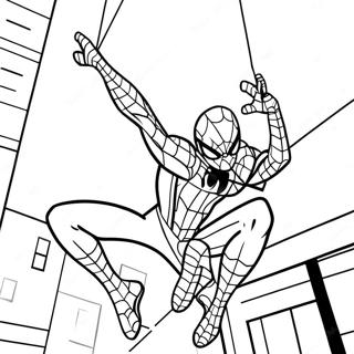 Friendly Neighborhood Spider Man Coloring Page 44773-35895