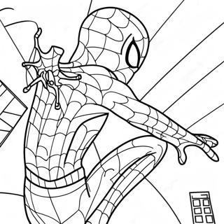 Friendly Neighborhood Spider Man Coloring Page 44773-35896