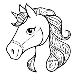 Horse Shoe Coloring Page 44782-35899