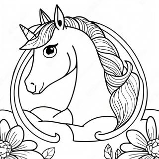 Lucky Horse Shoe Coloring Page 44783-35910