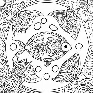 Mola Patterns Coloring Page 44792-35908