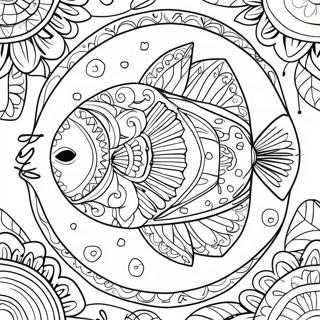 Colorful Mola Patterns Coloring Page 44793-35913