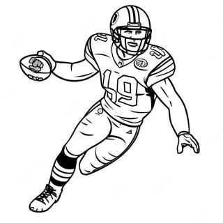 Cooper Kupp Action Shot Coloring Page 44812-35931