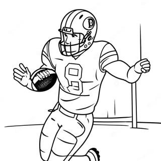 Cooper Kupp Action Shot Coloring Page 44812-35932