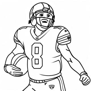 Cooper Kupp Touchdown Celebration Coloring Page 44813-35927