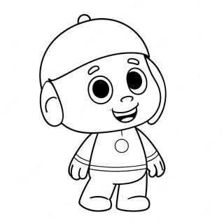 Pocoyo Coloring Page 4481-3750