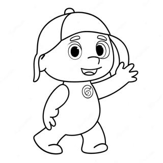 Pocoyo Coloring Page 4481-3752