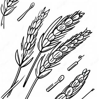 Wheat Coloring Page 44862-35967