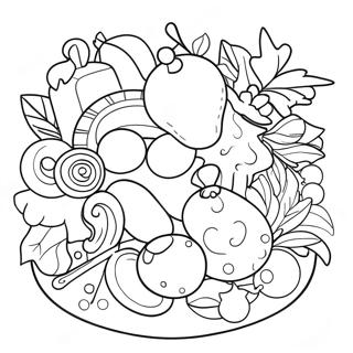 Christmas Food Coloring Page 44872-35974