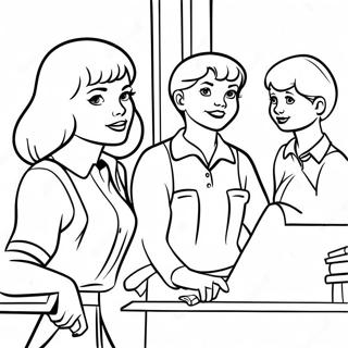 Nancy Drew And Friends Coloring Page 44883-35990