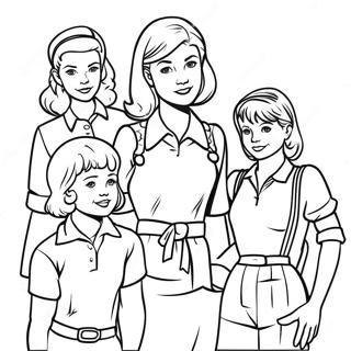 Nancy Drew And Friends Coloring Page 44883-35991