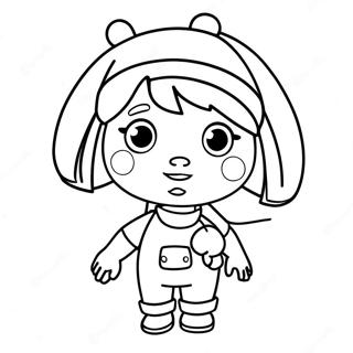 Dora With Santa Hat Coloring Page 44893-36000