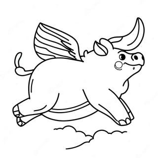 Appa Flying In The Sky Coloring Page 44902-35996