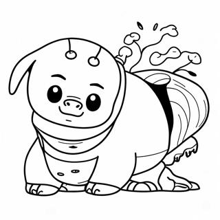 Appa With Aang Coloring Page 44903-36001