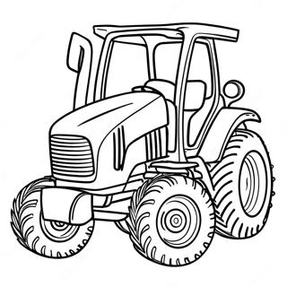 Kubota Tractor Coloring Page 44912-36008