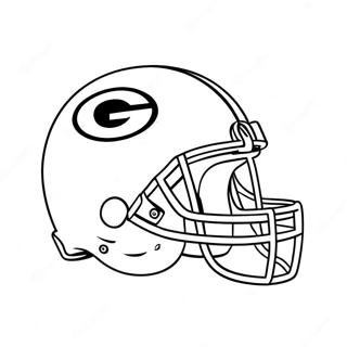 Green Bay Packers Logo Coloring Page 4491-3758