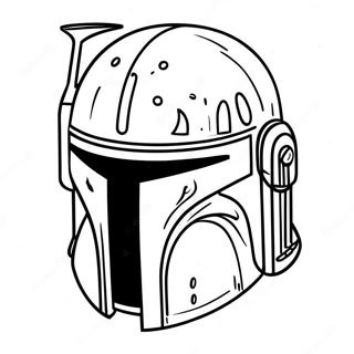 Boba Fett Helmet Coloring Page 44942-36026