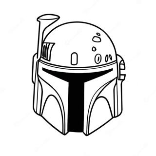 Boba Fett Helmet Coloring Page 44942-36027