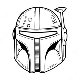 Boba Fett Helmet Coloring Page 44942-36028