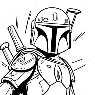 Boba Fett In Action Coloring Page 44943-36035