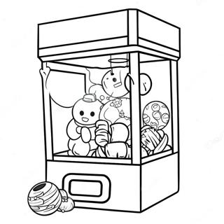 Claw Machine Coloring Page 44952-36038