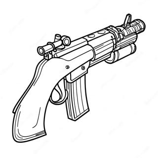 Machine Gun Coloring Page 44962-36050