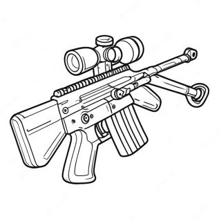 Machine Gun Coloring Page 44962-36051