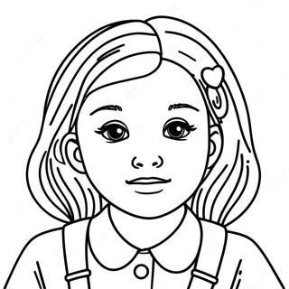 Girl Coloring Page 45012-36086