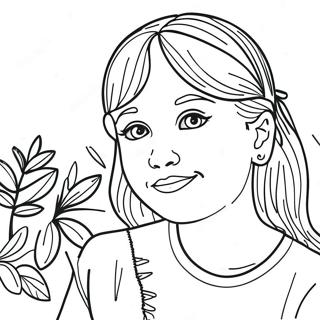 Girl Coloring Page 45012-36088