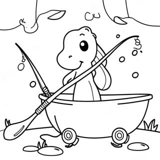 Gone Fishing Coloring Page 45022-43062