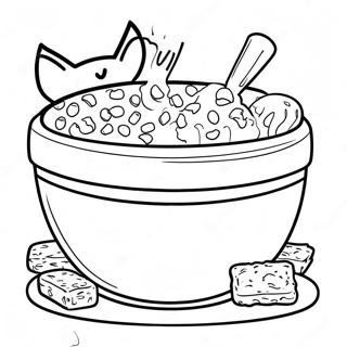 Cat Food Coloring Pages