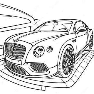 Bentley Car Coloring Page 45042-36108