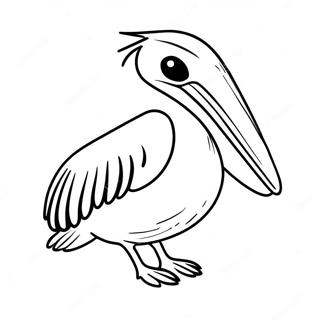 Pelican Coloring Pages