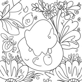 Easter Flowers Coloring Pages