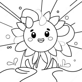 Bright And Cheerful Light Coloring Page 45083-36146